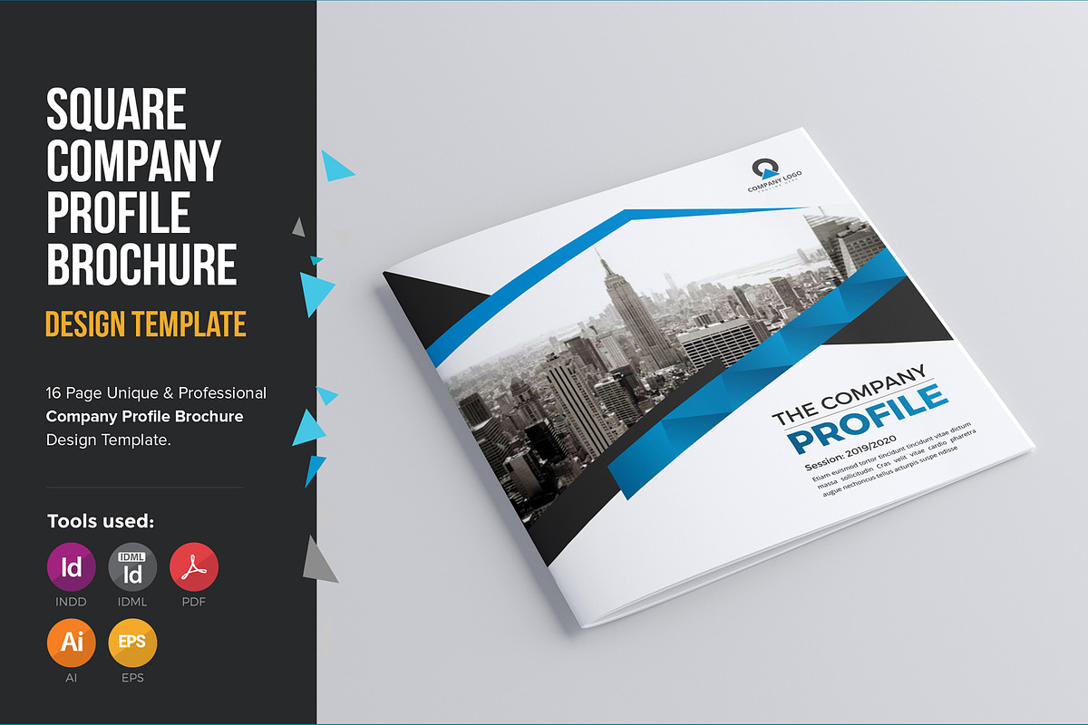 Square Brochure Design 02, a Brochure Template by JanySultana (Photo 1 of 14)