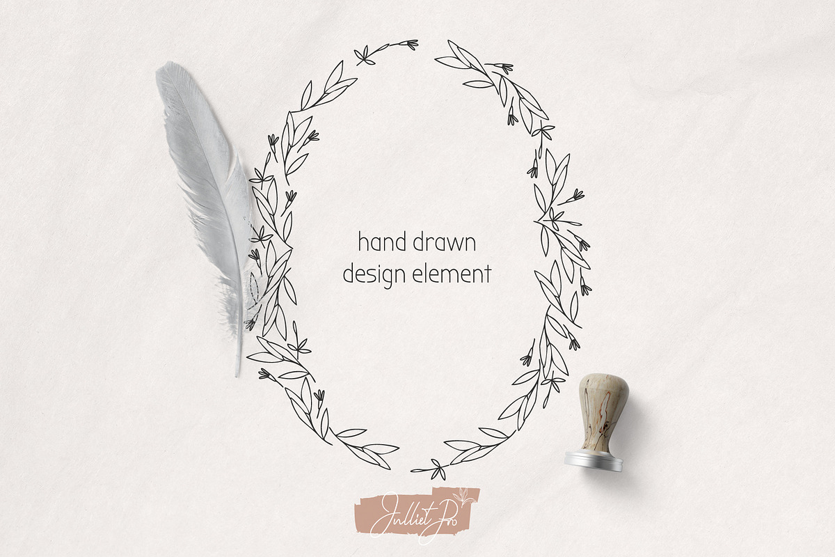Leaves wreaths: bundle, an Object Graphic by JuDesign (Photo 9 of 9)