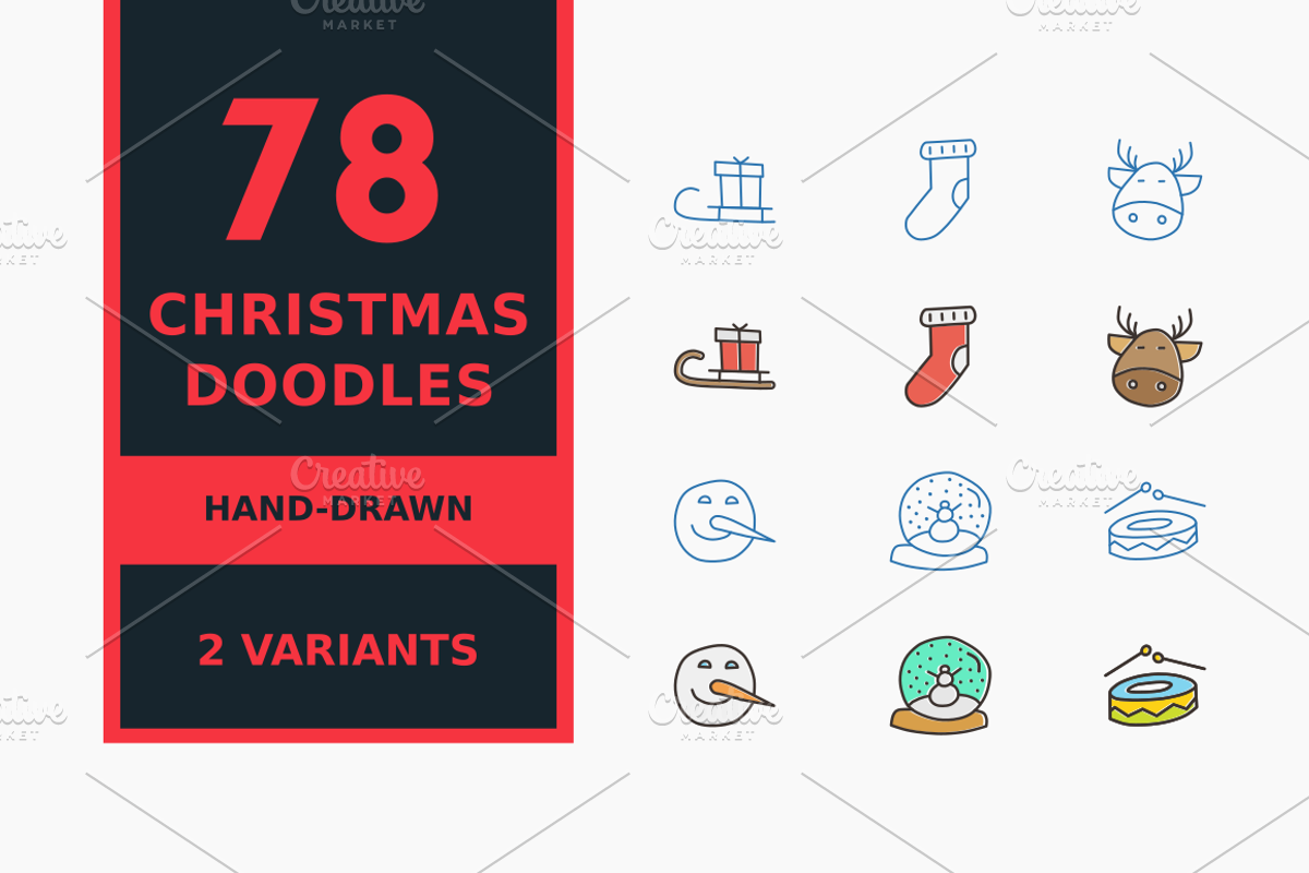Christmas Doodles, an Icon by Amogh Design (Photo 1 of 5)