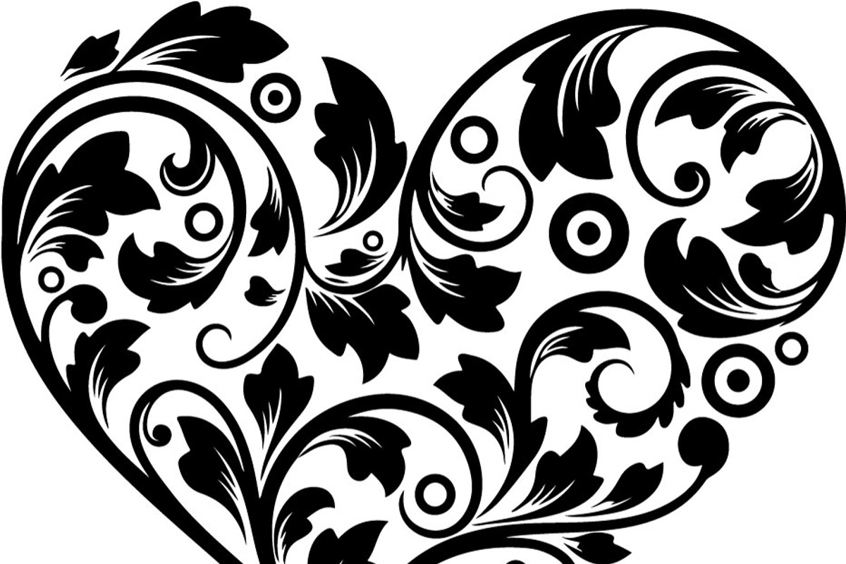 Decorative Heart Silhouette Bundle, an Illustration by Designs_River (Photo 45 of 45)