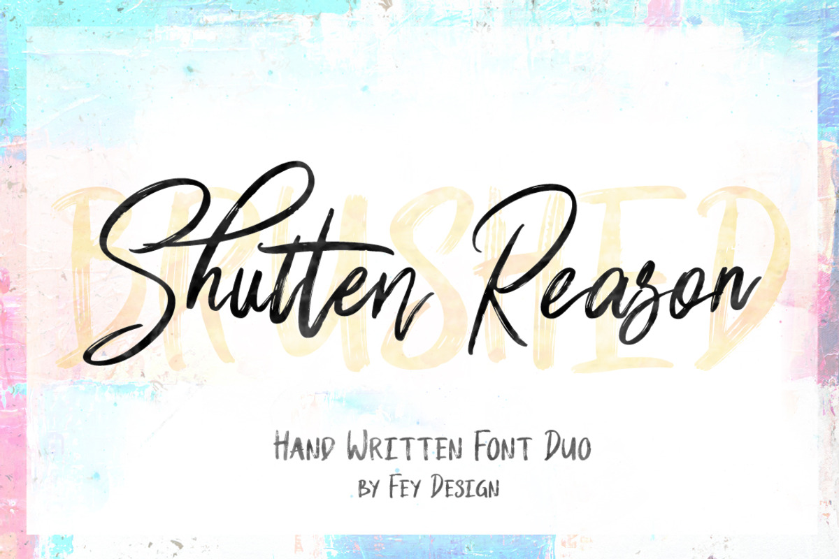 Shutten Reason - Duo Handwritting