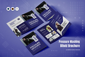 Pressure Washing Bifold Brochure, a Brochure Template by Fannan Studio