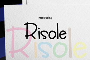 Risole, a Script Font by da_only_aan