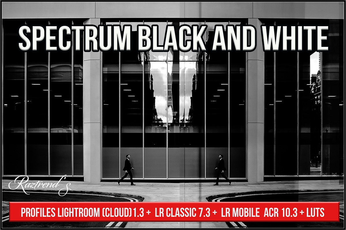 Spectrum Black & White profiles LUTs, a Plug-in Add-On by Raztrend (Photo 1 of 31)