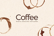 Coffee Stains Textures & Brushes, a Texture Graphic by P.F. Creative Lab (Thumbnail 1 of 3)