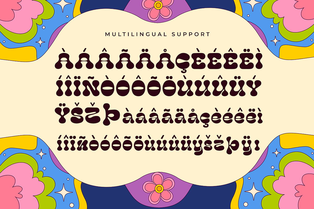 Soulshine - Display Psychedelic Font, a Handwritten Font by overlaytemplates (Photo 5 of 5)