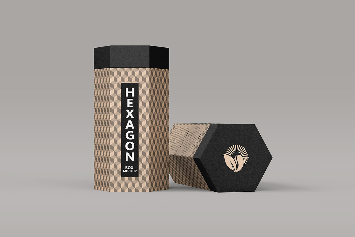 Sleek Hexagonal Packaging Mockup, a Packaging Mockup by Ram Studio LLC (Photo 9 of 16)