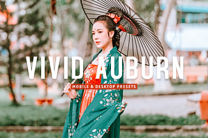 Vivid Auburn Pro Lightroom Presets