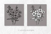 Forget-me-not SVG clipart, an Object Graphic by Dervik Art Store (Thumbnail 4 of 8)
