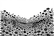 60 Daisy Flower Field Silhouette, a Seasonal Illustration by Amazin_art (Thumbnail 8 of 28)