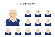 Senior man collection, a Person Illustration by Volha Hlinskaya (Thumbnail 4 of 5)