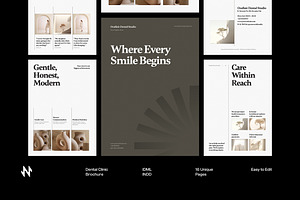Simple Dental Clinic Brochure, a Brochure Template by Neermana