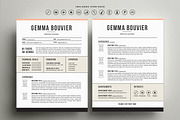 Resume Template 4 Pack | CV Template, a Resume Template by Refinery Resume Co. (Thumbnail 2 of 3)