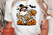 Spooky Witch Ghost Saurus png, an Illustration by Craft Nest (Thumbnail 2 of 6)