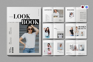 Fashion Lookbook Template, a Magazine Template by Work-Envance