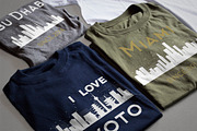 60 City Skyline Silhouettes Set 2, an Illustration by Booblgum (Thumbnail 9 of 9)