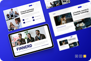 Financial Technology Google Slides, a Presentation Template by Annora Studio (Thumbnail 1 of 5)