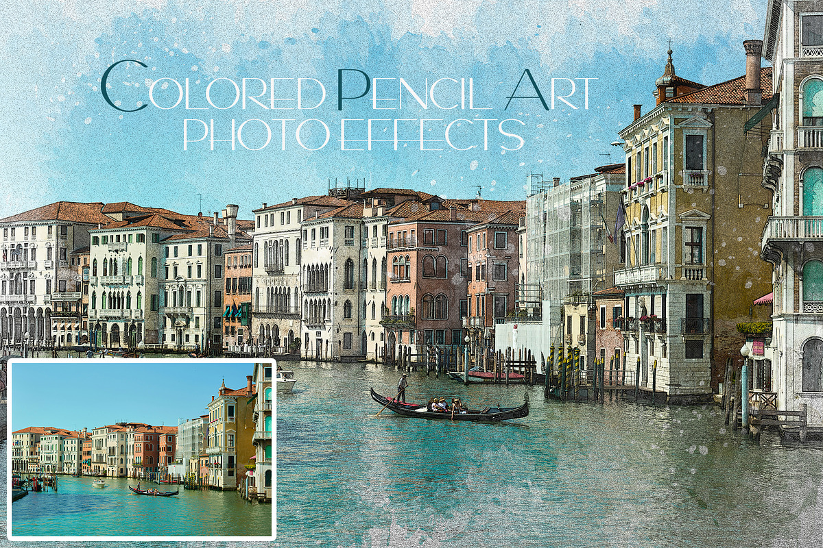3 in 1 Colored Pencil Photo Effects, an Action Add-On by 3d_model_tifotizi (Photo 2 of 7)