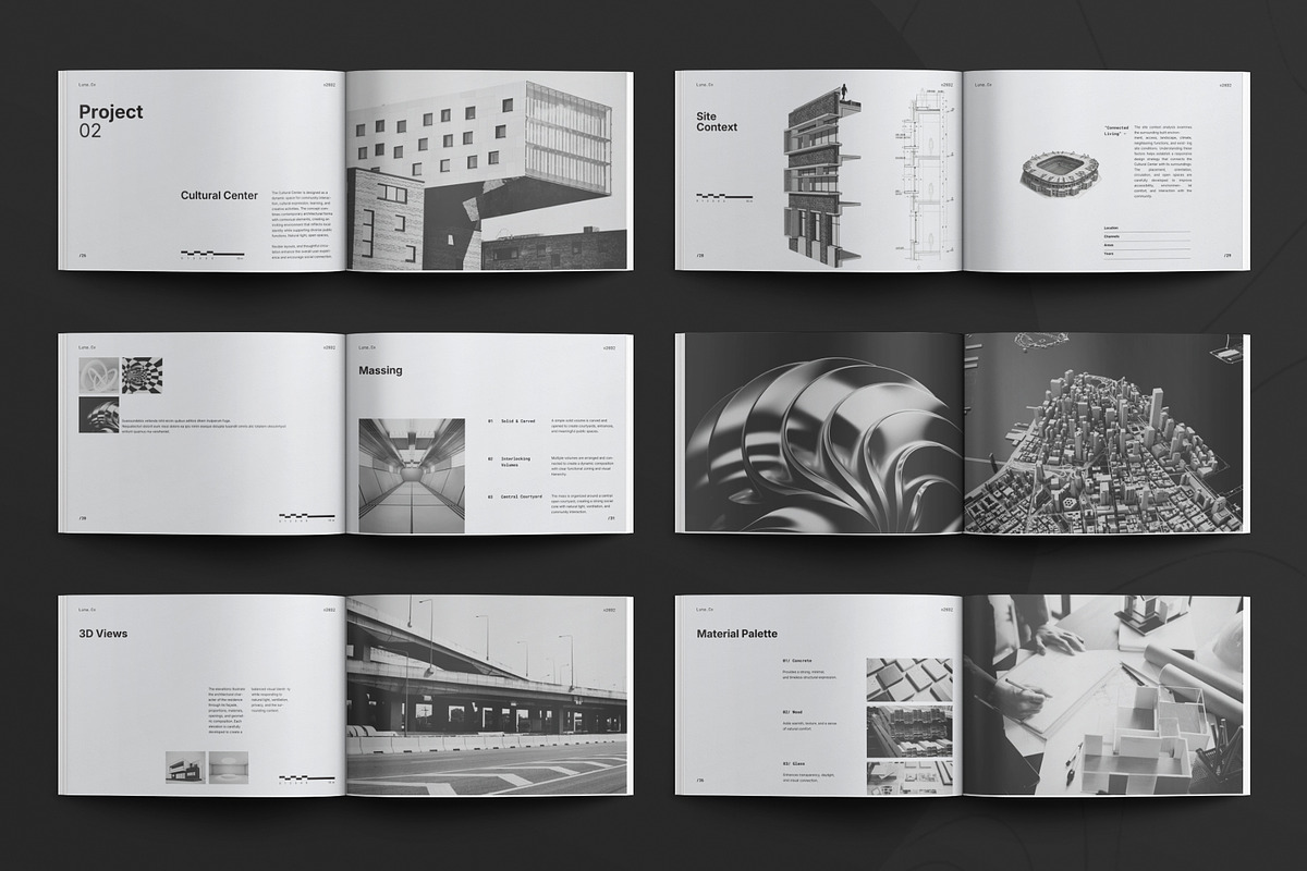 Architecture Portfolio Landscape, a Brochure Template by Studio Monova (Photo 8 of 15)