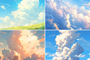 Procreate Heavenly Clouds, a Brush Add-On by Cozy Brushery (Thumbnail 6 of 6)