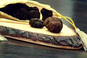 mushrooms black truffle