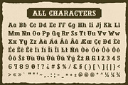 CS Noir – Tuscan Font, a Sans Serif Font by Craft Supply Co. (Thumbnail 8 of 8)
