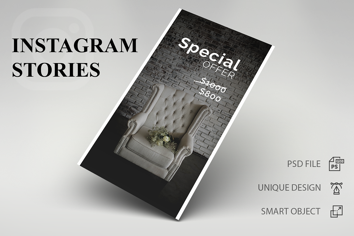 Furniture Instagram Stories, a Social Media Template by UNIK Agency (Photo 3 of 7)