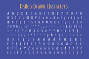 Dallen Drawn, a Serif Font by Craft Supply Co. (Thumbnail 8 of 8)