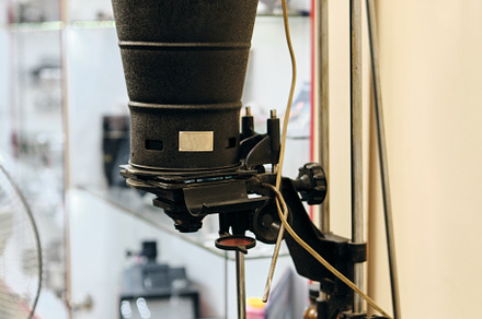 Old Photographic enlarger. A device used to enlarge photographs taken on film., a Technology Photo by Rohan Photography