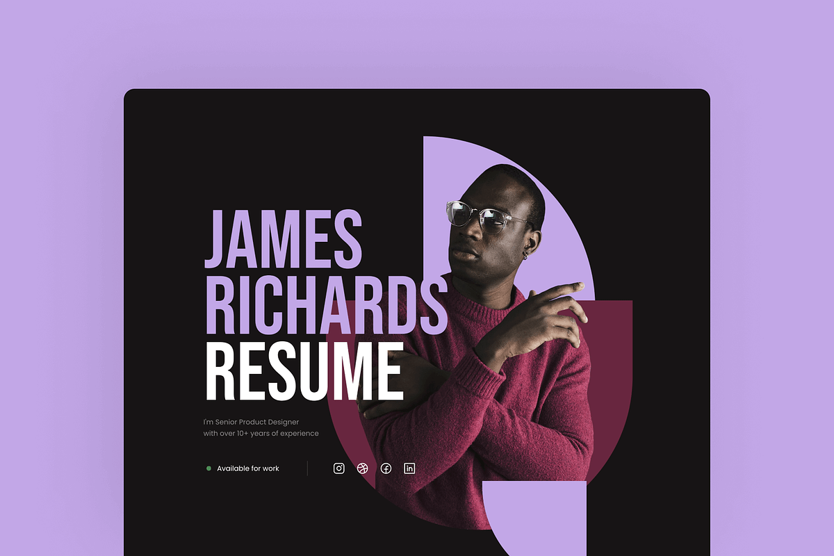 Jolle - Resume Framer Template, a Websites & App Template by CocoBasicThemes (Photo 1 of 3)