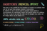 Heavy Sketch Font, a Script Font by OWPictures (Thumbnail 3 of 4)