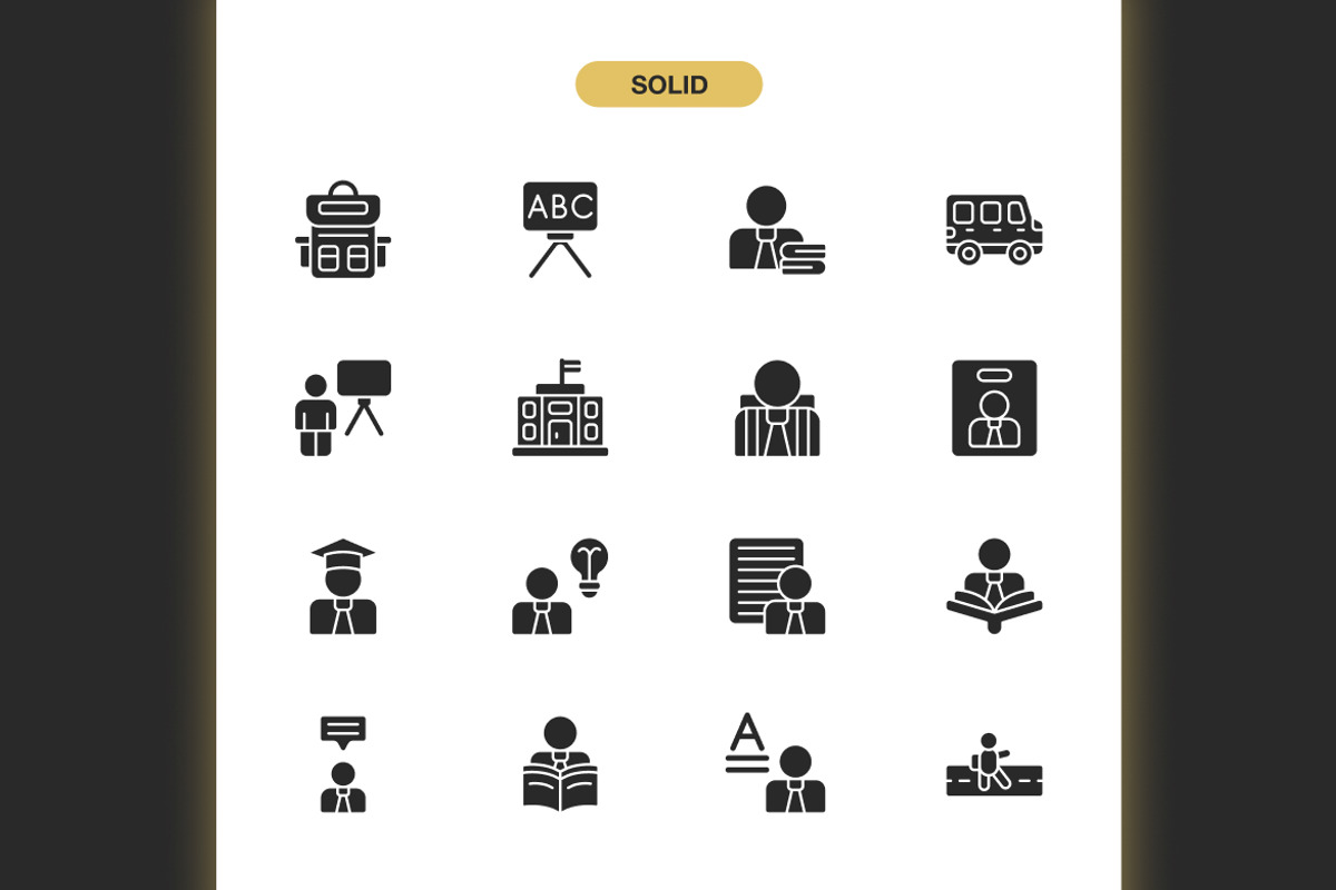 Student Icons, an Icon by Spacepixel Creative