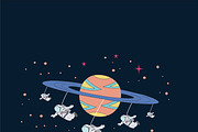 Hand Written Font - Space Out, an Illustration by Collapse Std. (Thumbnail 4 of 7)