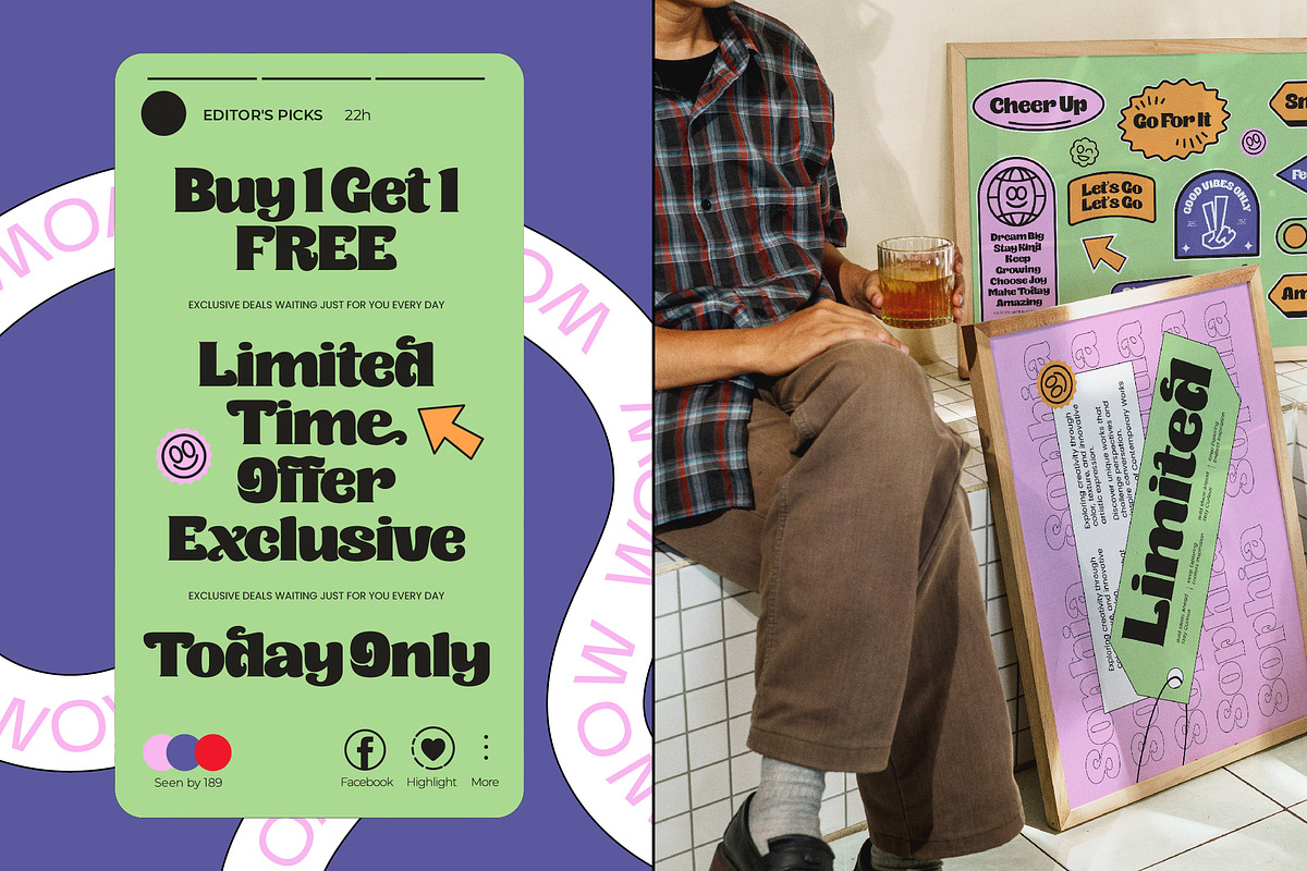 Bahlie Groovy Bold Display Serif, a Serif Font by timelesstype.co (Photo 9 of 10)