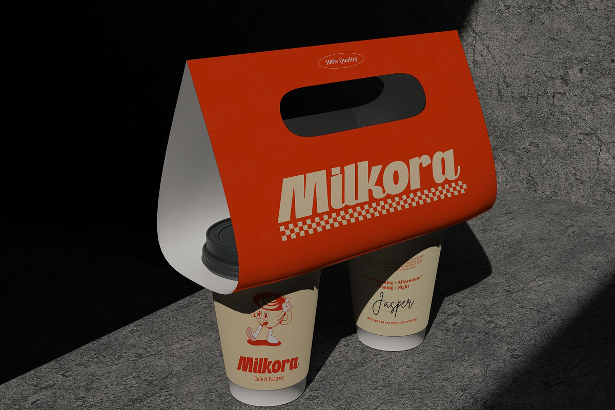 Cafe Branding Mockup Set, a Product Mockup by Nirmana Visual (Photo 7 of 20)