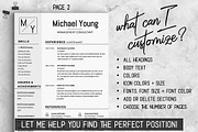 Professional Resume CV Template, a Resume Template by LevelUpResume (Thumbnail 4 of 5)