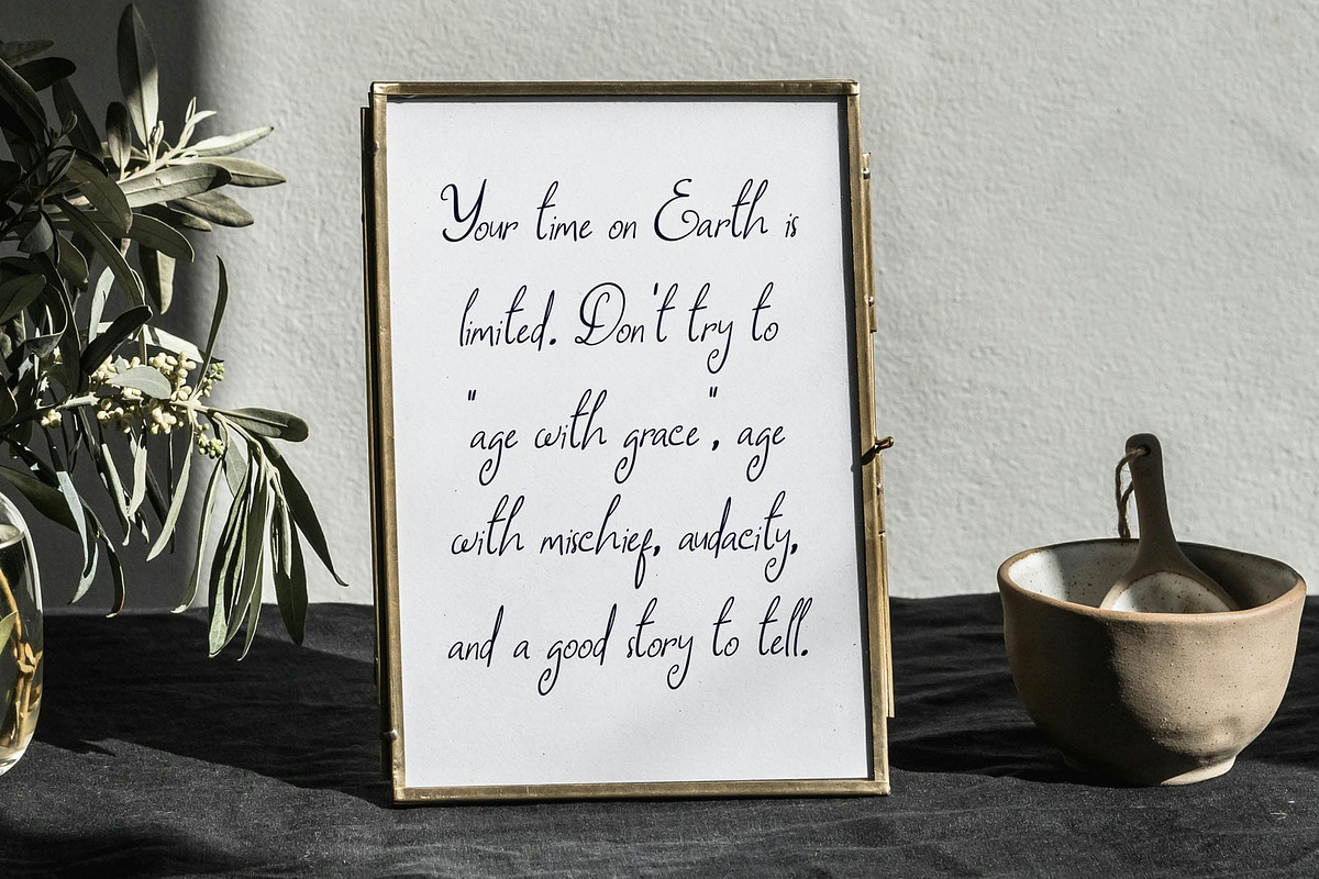 CS Darlings–Handwritten Script Font, a Handwritten Font by Craft Supply Co. (Photo 5 of 8)