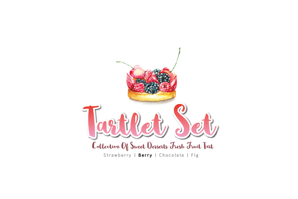 Sweet Dessert  DIY Pack (Tartlet), a Food Illustration by Ora (Photo 3 of 5)