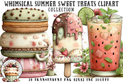 Whimsical Summer Sweet Treats Clipar, an Illustration by OK Design (Thumbnail 1 of 6)