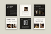 Interior Design Instagram Templates, a Social Media Template by Instprofi | Studio Estimo (Thumbnail 3 of 8)