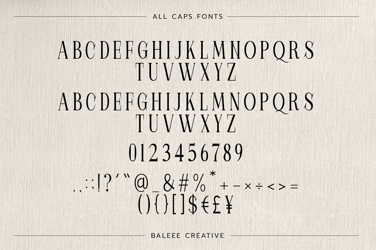 Naraswari - Vintage Serif Font, a Serif Font by Baleee (Photo 12 of 14)