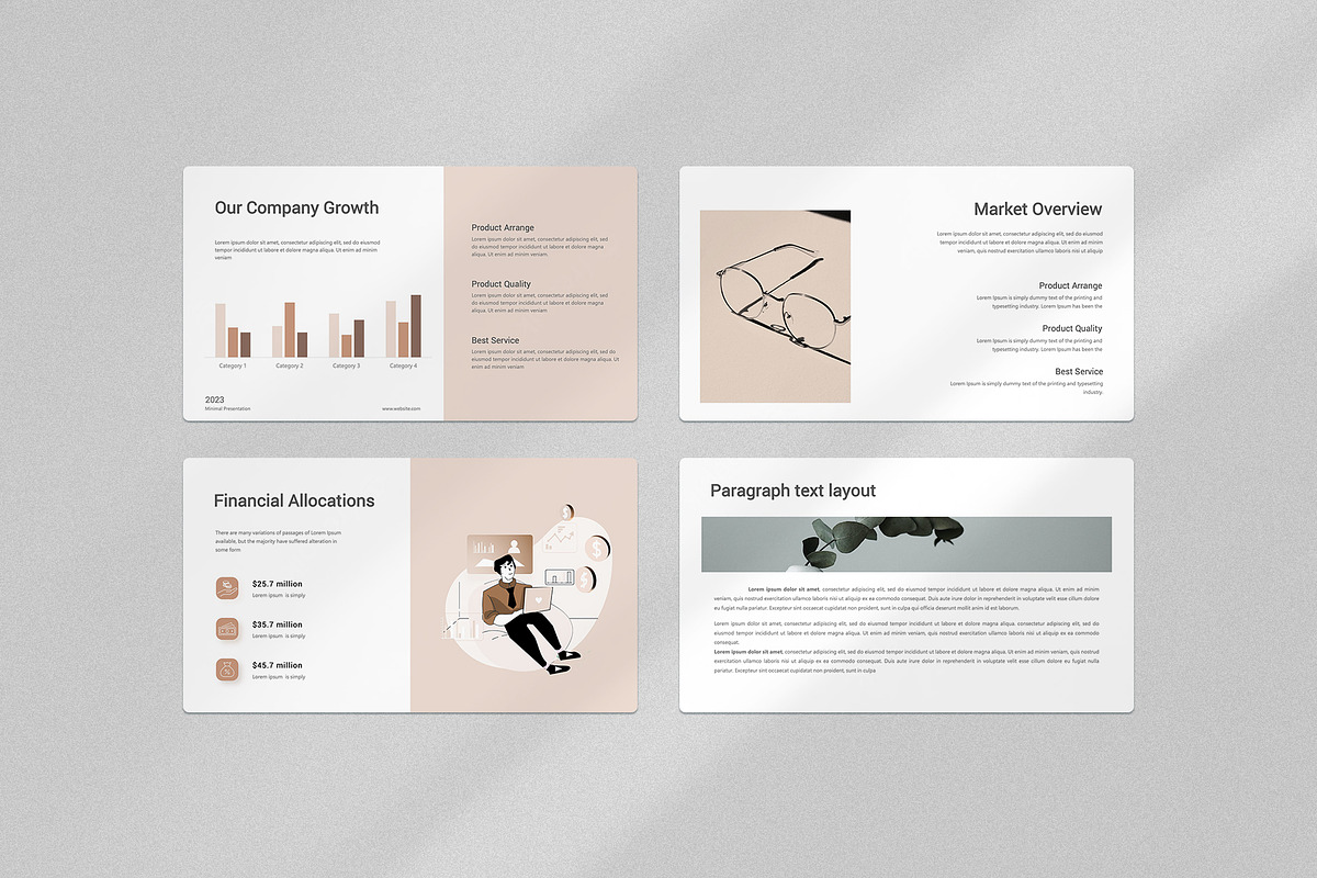 Cherry Minimalist Presentation, a Presentation Template by graphypix (Photo 10 of 20)