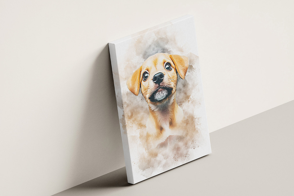 Custom Watercolor Pet Template, an Action Add-On by MRI STUDIO (Photo 12 of 23)