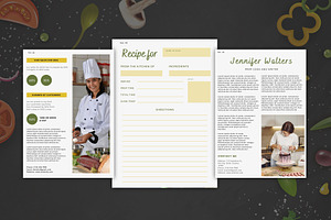 Cookbook Canva Templates Bundle