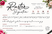 Raster Signature, a Script Font by Raffa Creative (Thumbnail 2 of 3)