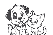 Adorable Pets Vector Graphics, a Person Illustration by CarWrap design (Thumbnail 2 of 4)