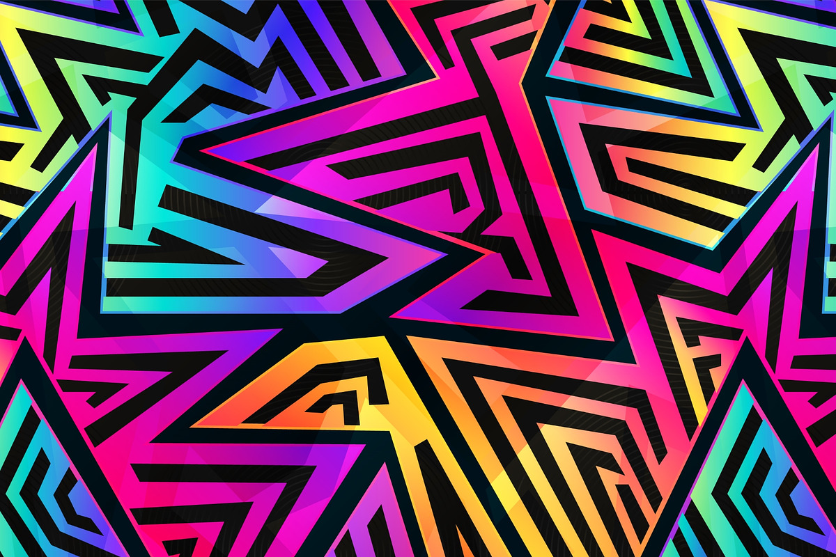 Vibrant seamless pattern pack, a Pattern Graphic by Gudiny (Photo 6 of 12)