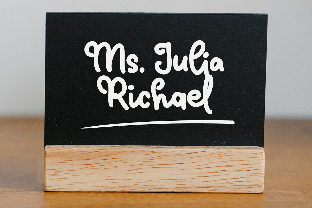 Silent Jumper, a Handwritten Font by BearyType Studio (Photo 6 of 6)