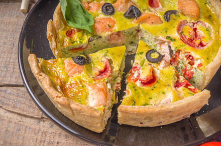 Homemade quiche Lorraine, a Food & Drink Photo by Rimma