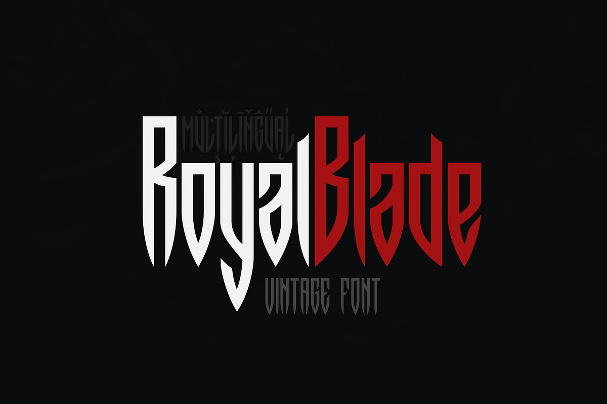 Royal Blade, a Font by Sentavio (Photo 1 of 7)